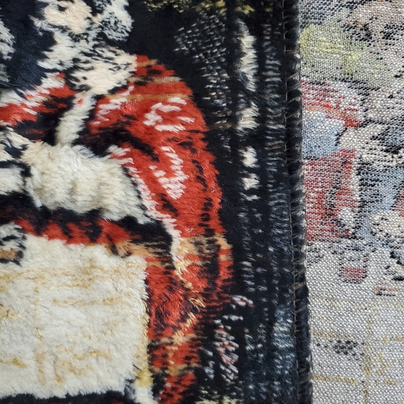 Vintage Jesus Last Supper Tapestry Table Runner / Wall Hanging - Picture 9 of 9